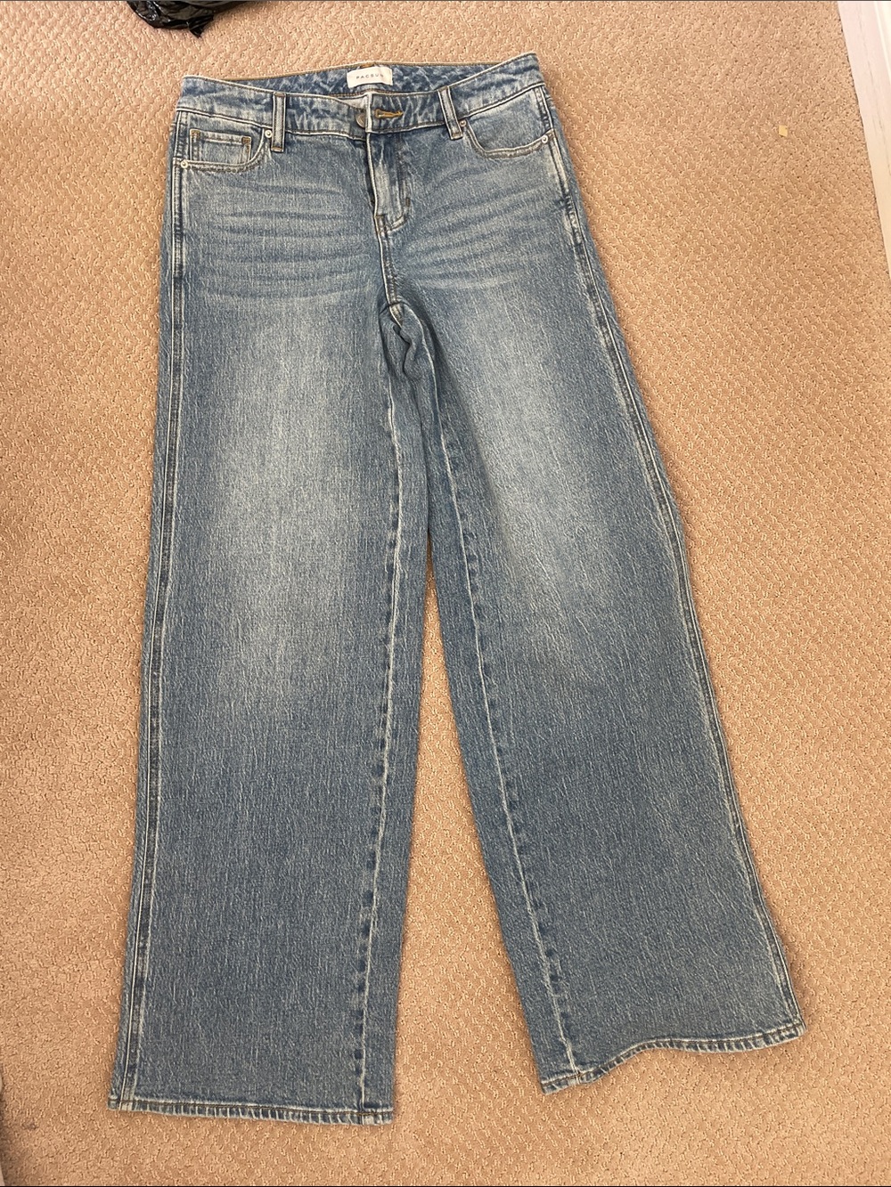 PacSun Light Blue curve baggy Jeans